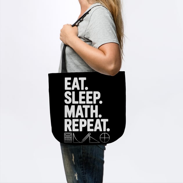 Eat. Sleep. Math. Repeat. by Frank Ring