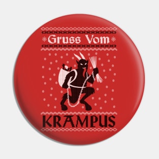 Grus Vom Krampus Pin