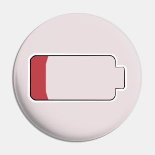 Low battery Pin