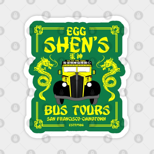 Egg Shen's bus tours Magnet by carloj1956