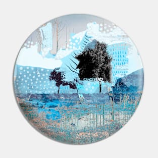 Wooded dream collage Pin