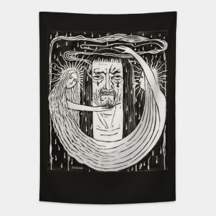 Wisdom descending like rain Tapestry