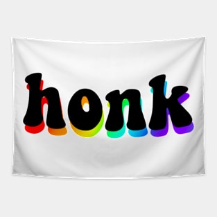 honk - rainbow edition Tapestry