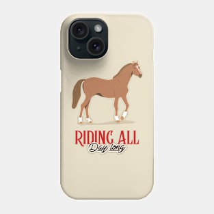 Horse Lover Horses Horse Riding Horse Rider Phone Case