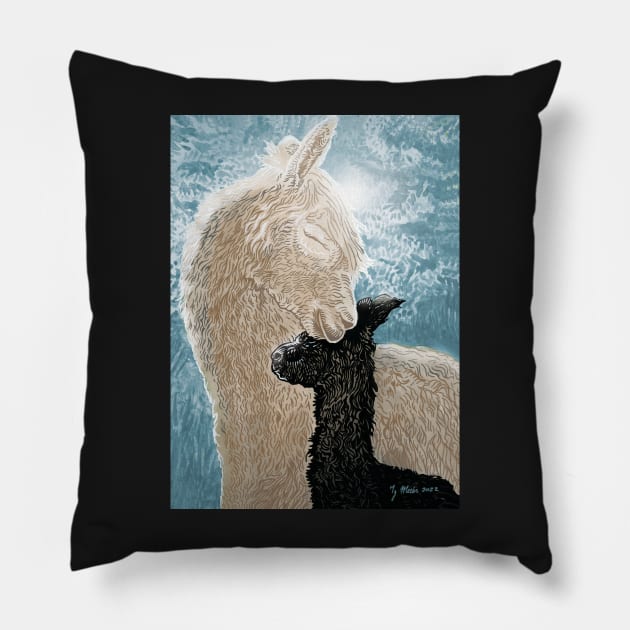 No Drama Mama Llama Pillow by SunnyDaysNH