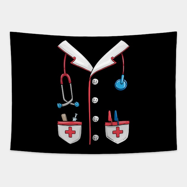 doctor nurse costume carnival gift Tapestry by bigD