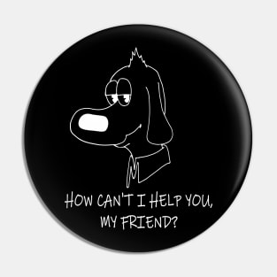 Unhelpful Doggo Pin