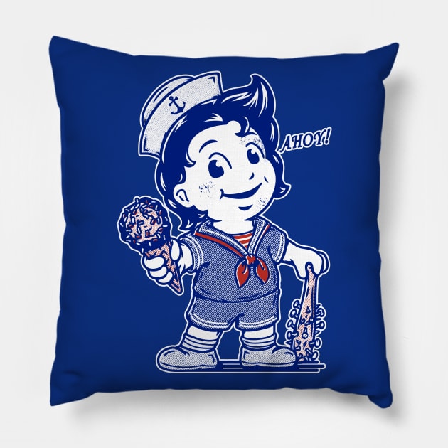 SCOOPS BOY Pillow by Firebrander