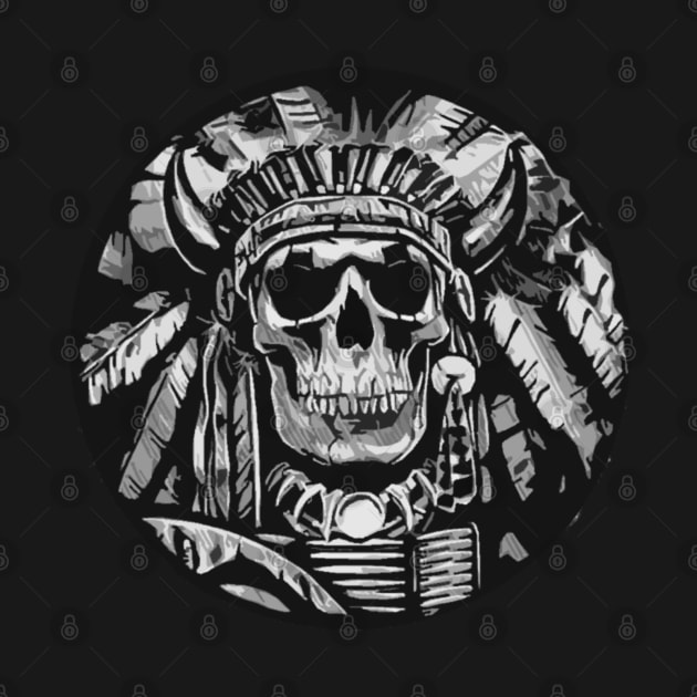 Chief Tactical Skull by  The best hard hat stickers 