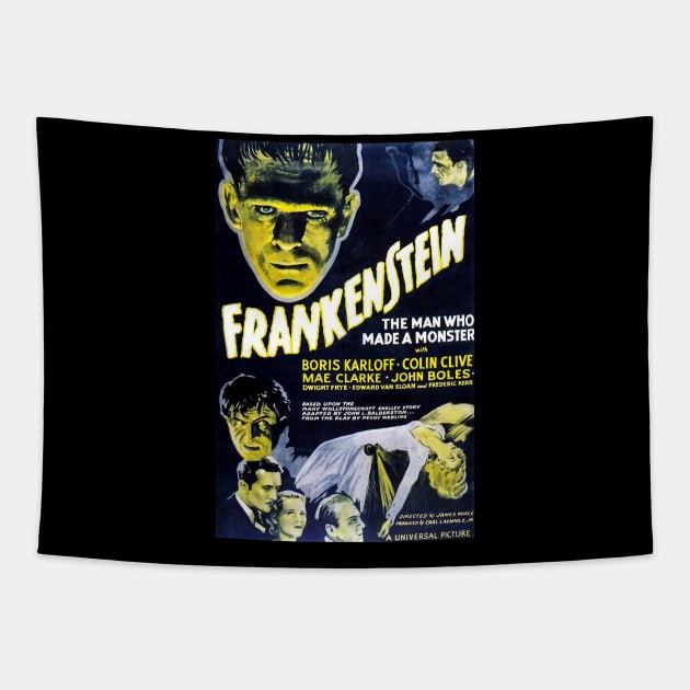 FRANKENSTIEN Tapestry by chudd