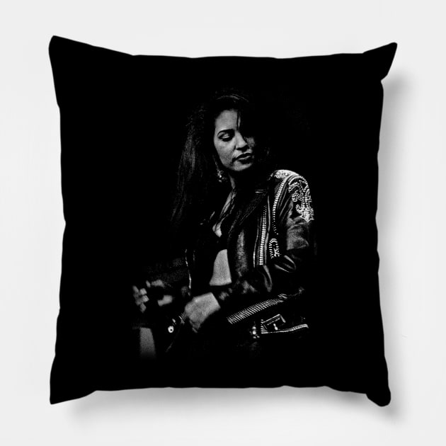 Womens Music Funny Gift Love Selena Pillow by QueenSNAKE