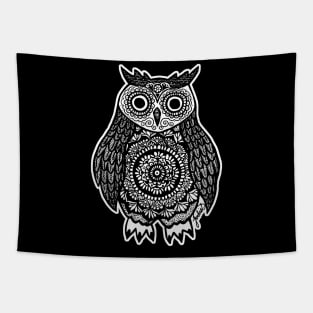 Owl Mandala Tapestry