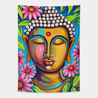 Artistic painting of Buddha Tapestry