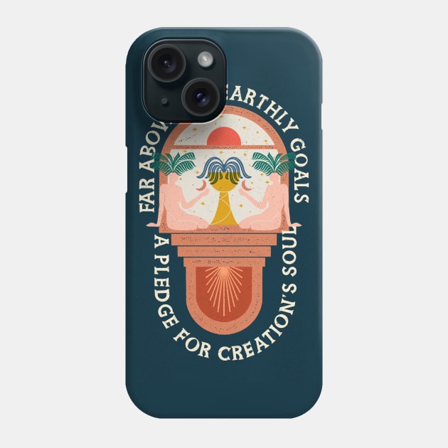 A Pledge for Creation's Soul Phone Case by Quynhhuong Nguyen