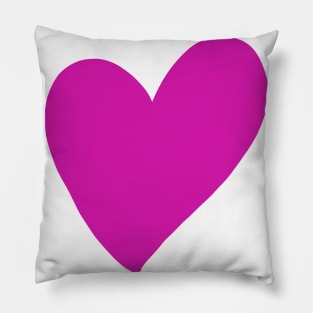 pink heart design art Pillow