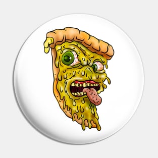 Scary Pizza Pin