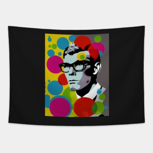 Modern man in pop-art style Tapestry