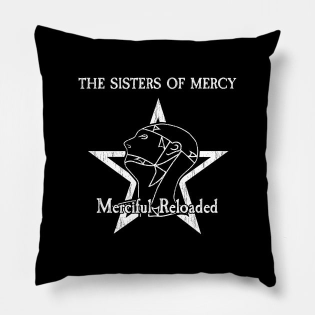 Sisters of Mercy Vintage Pillow by Creativity Explode