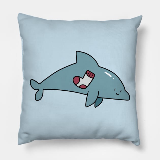 Sock Dolphin Pillow by saradaboru