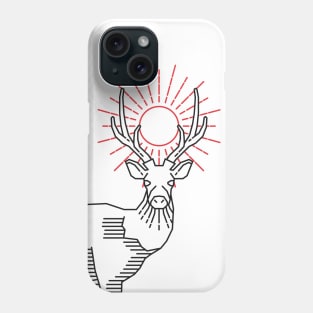 deer : line art Phone Case