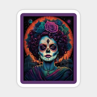 Catrina- Dia De Los Muertos Magnet