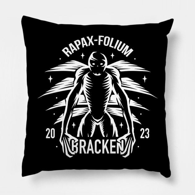 Shadowy Humanoid Entity Pillow by Alundrart