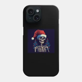 skeleton Santa Claus Phone Case