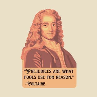 Voltaire Portrait And Quote T-Shirt