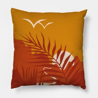 romantic landscape Pillow