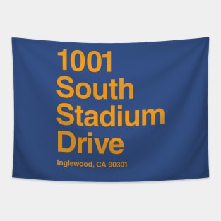 Los Angeles Rams Football Stadium Tapestry