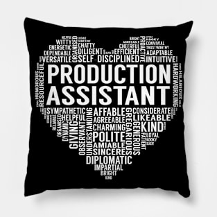 Production Assistant Heart Pillow