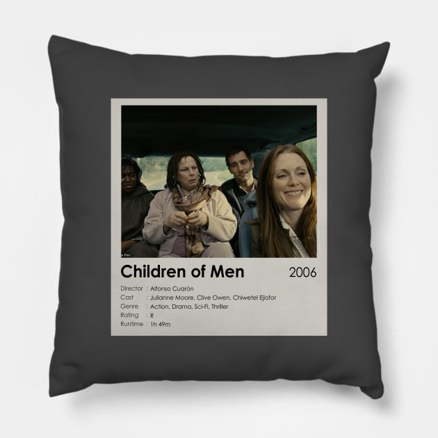 Children Of Men Movie Best Scene Pillow by OlkiaArt