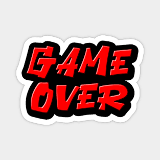 Classic Video Games Game Over Magnet