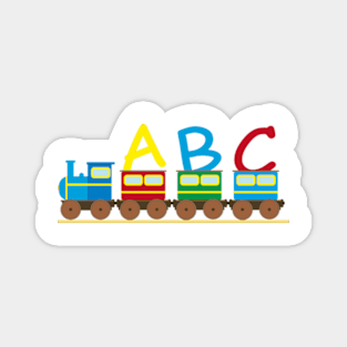 ABC Train for Kids, Children, Kindergarten, Preschool Magnet