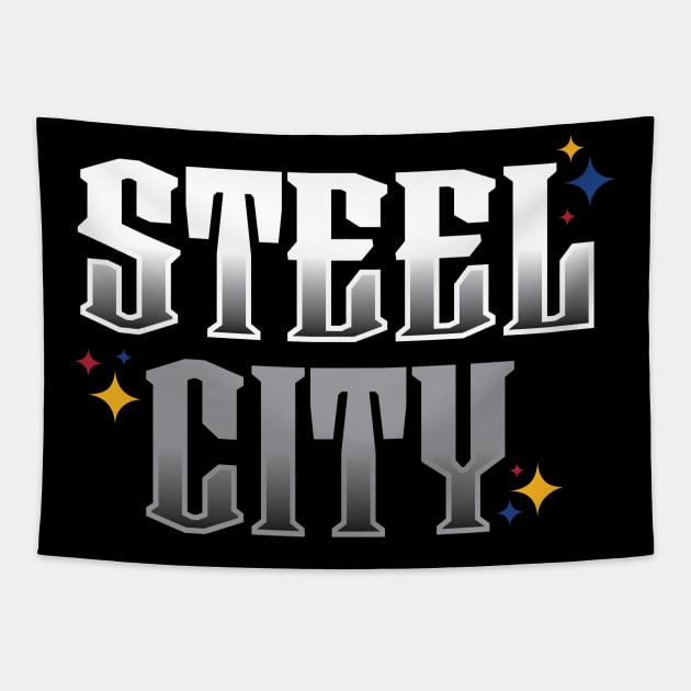 Steel City Steelers Tapestry by stayfrostybro