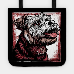 Retro Art Yorkshire Terrier Dog Lover Tote