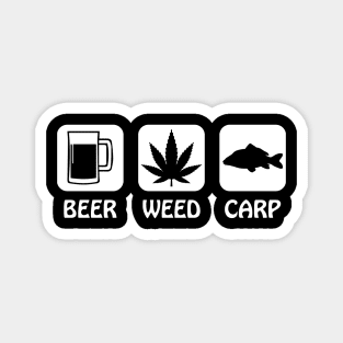 Beer Weed Carp Magnet