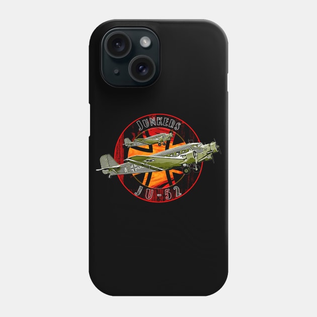 Junkers Ju-52 Phone Case by aeroloversclothing