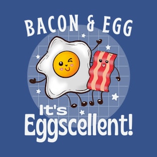 Funny Bacon and Egg Shirt, Unisex breakfast shirt, Funny Breakfast and Cooking Shirt, Gift shirt for Egg and Bacon Lover, Funny Slogan shirt T-Shirt