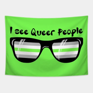 Agender Sunglasses - Queer People Tapestry