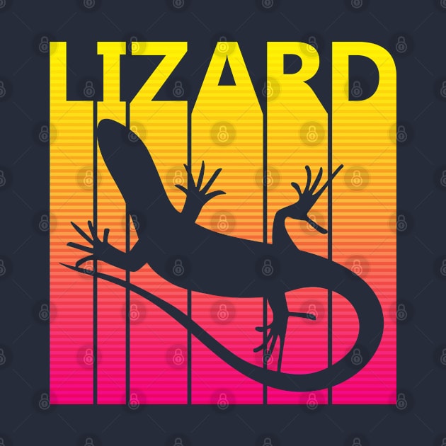 Vintage Retro Lizard by GWENT