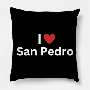 I Love San Pedro Pillow