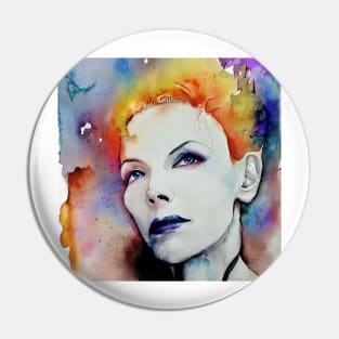 digital portrait of Annie Lennox Pin