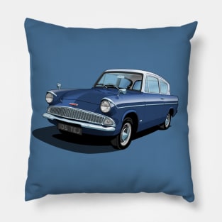 Ford Anglia in Ambassador Blue Pillow