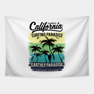 California Surfing Paradise,Seal Beach California Tapestry