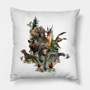 German Wirehaired Pointer Pillow