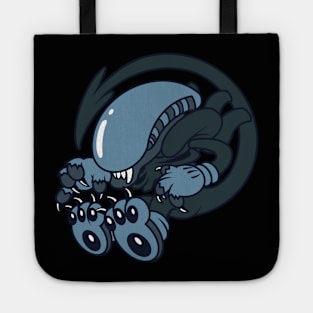 Vintage Retro Cartoon Style Alien Tote