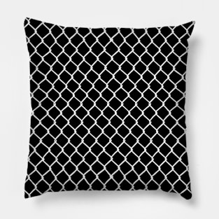 Chian Link Black Pillow