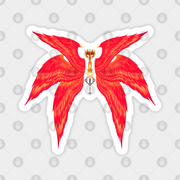 Flame Liberator Lea S Keyblade Wings Kingdom Hearts Magnet Teepublic