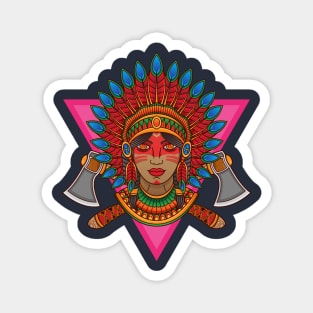 apache girl Magnet